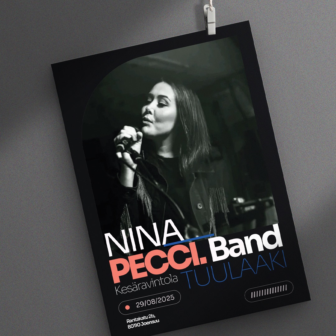 Nina Pecci Band concert poster