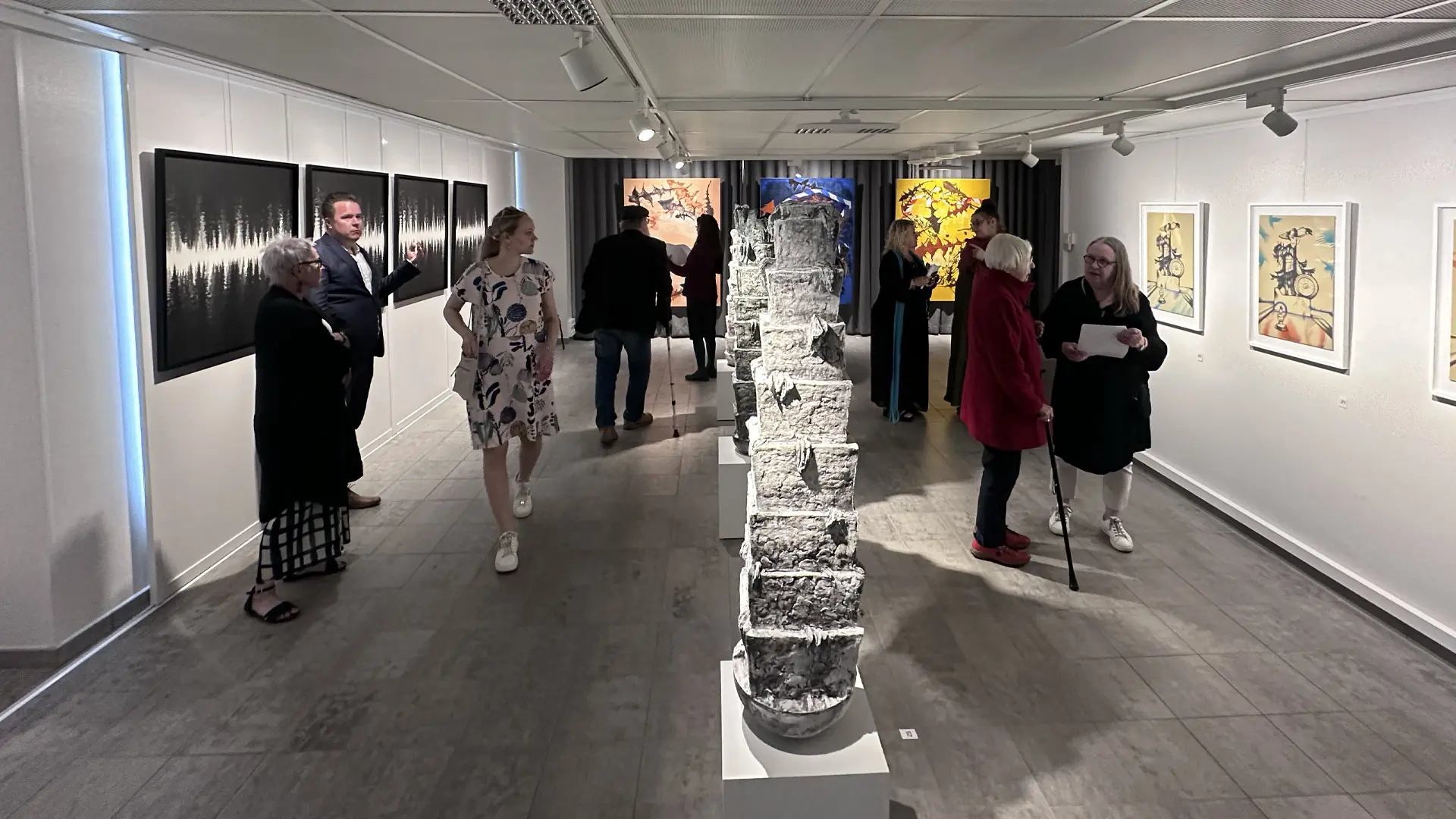 Exhibition opening at Keuruu Museum